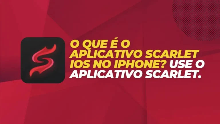 O que é o aplicativo Scarlet iOS no iPhone? Use o aplicativo Scarlet.