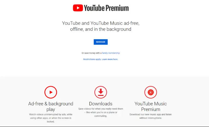 Features of YouTube Premium Apk on Scarlet iOS